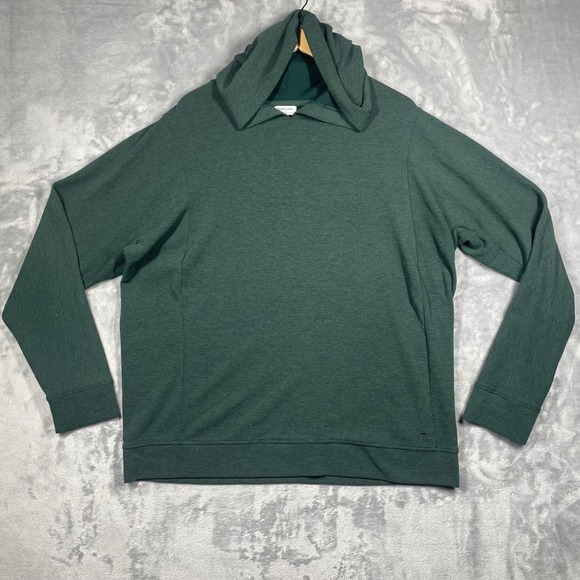 Tommy John Hoodie Mens 2XL Pullover Shirt Green Thermal Soft Relaxed Fit - Picture 1 of 9